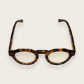Woolet 007 Round / Panto havana with blue-light filtering lenses — 158 mm wide-fit frame