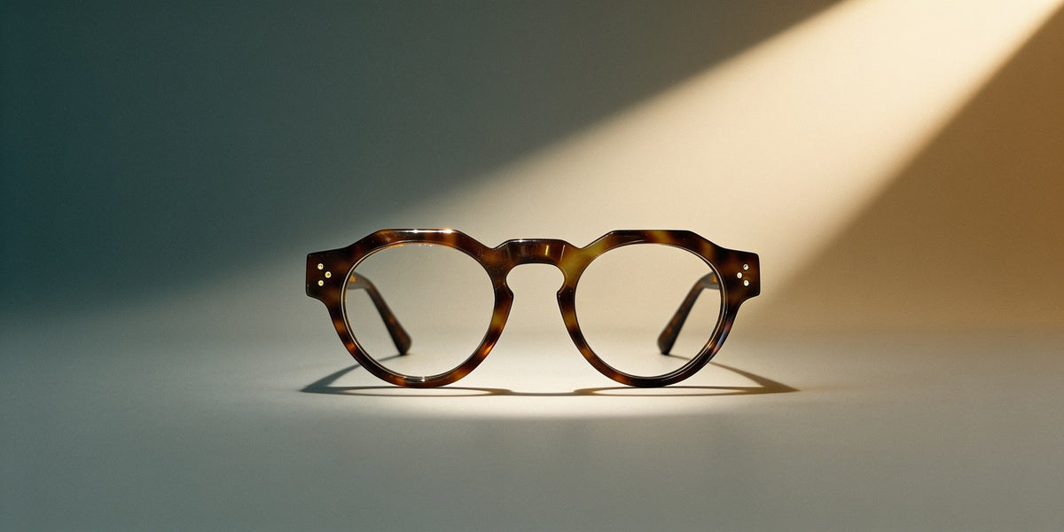 Woolet 007 Round / Panto havana — side profile showing 150 mm temples