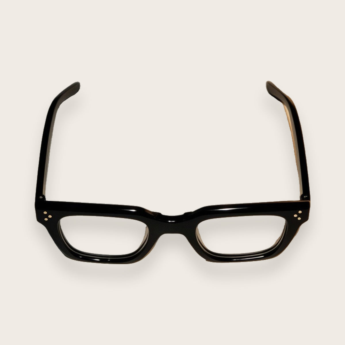Woolet 009 Soft Square black — elevated view showing the 158 mm front