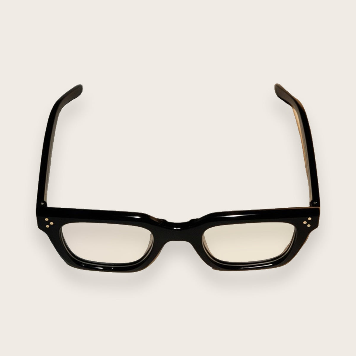 Woolet 009 Soft Square black with blue-light filtering lenses — 158 mm wide-fit frame