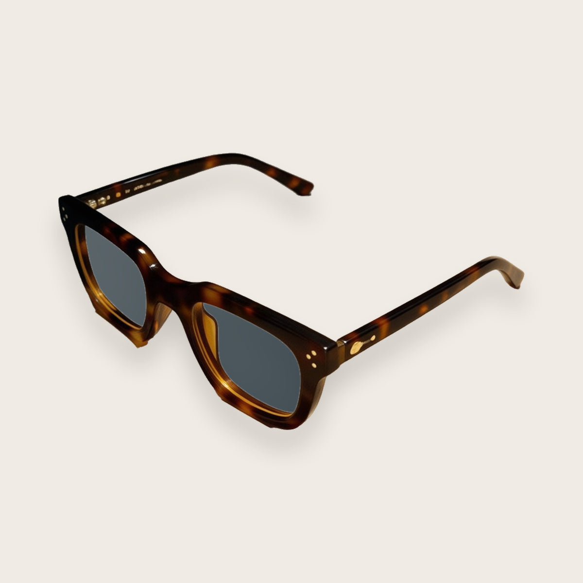 Woolet 009 Soft Square sunglasses in havana with UV400 lenses — 158 mm wide-fit frame